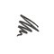 Gosh Matte Eye Liner, matowa kredka do oczu, wodoodporna, 002 Matt Black, 1,2 g