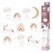Sipo, Naklejki na ścianę dla dzieci, Jednorożce Boho, 1 szt.