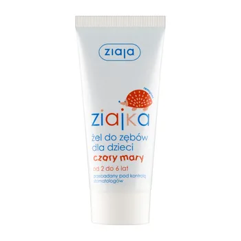 Ziajka czarodziejski żel do zębów dla dzieci czary mary 50ml [ZIAJA]