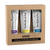Zestaw odżywek do średniej porowatości Anwen, proteinowa magnolia + emolientowy irys + nawilżający bez, 3x100 ml