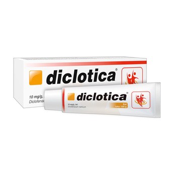 Diclotica, 10 mg/g, żel, 100 g (tuba)