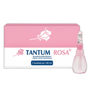 Tantum Rosa, 1 mg/ml, roztwór dopochwowy, 140 ml, 5 butelek