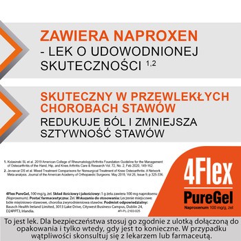 4Flex PureGel, 100 mg/g, żel, 100 g