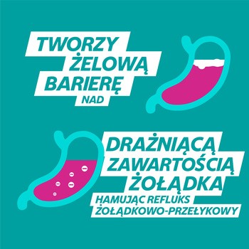 Gaviscon o smaku mięty TAB, tabletki do rozgryzania, żucia, 24 szt.
