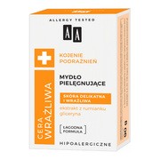 AA Cera Wrażliwa, Mydło pielęgnujące, skóra delikatna i wrażliwa, 90 g https://azcdn.doz.pl/image/d/product/fa6649da-scale-180x180.png