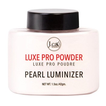J.Cat Beauty Luxe Pro Powder, sypki puder utrwalający, 102 Pearl Luminizer, 42 g