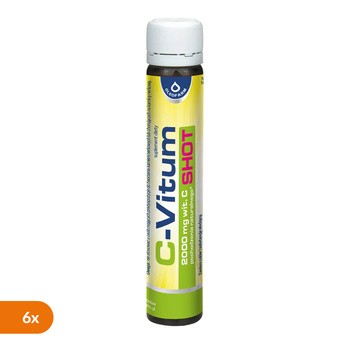 Zestaw 3+3 gratis C-Vitum Shot, płyn, 25 ml