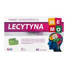 Lecytyna Memo 1200, kapsułki, 60 szt.