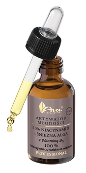 AVA Aktywator Młodości Plus, Niacynamid i Śnieżna Alga, serum przeciwzmarszczkowe, 30 ml