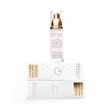 Dermika Luxury Ceramides, rozświetlająca baza pod makijaż, 30 ml