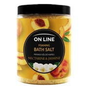 On Line, pieniąca sól do kąpieli Nectarine & Jasmine, 1,2 kg https://azcdn.doz.pl/image/d/product/8f361523-scale-180x180.png