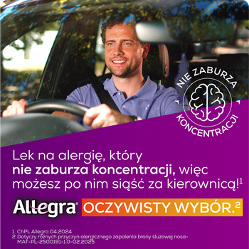 Zestaw 2x Allegra, 120 mg, tabletki powlekane, 20 szt.