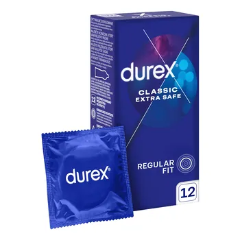 Durex Extra Safe prezerwatywy powlekane środkiem nawilżającym 12 szt.