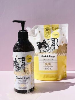 Yope, żel pod prysznic, Kwiat lipy, refill, 800 ml