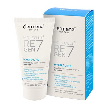 Dermena Skin Care, Hydraline, nawilżający krem ochronny na dzień, 50 ml