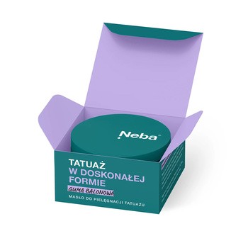 Neba, masło do tatuażu i ciała, Guma Balonowa, 100 ml