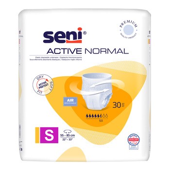 Seni Active Normal, majtki chłonne, rozmiar S, 30 szt.