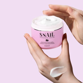 Naexy Snail Hundred, krem do twarzy ze śluzem ślimaka, 100 g