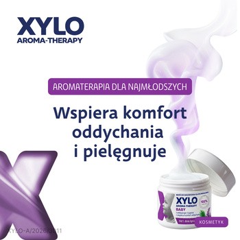 Xylo Aroma-Therapy Baby, maść do nacierania klatki piersiowej od 1. dnia życia, 50 ml