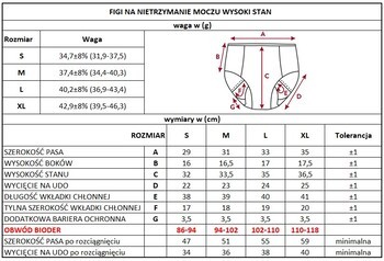 Masmi Reuse Organic Care, Bielizna na nietrzymanie moczu - wysoki stan, rozmiar M, 1 szt.