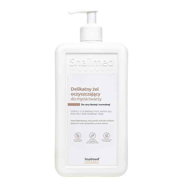 Snailmed Snailmed, sanft Gel reinigend zur Gesichtsreinigung, für die Haut fettig und normal, 480 ml — Inhaltsstoffe und Bewertung