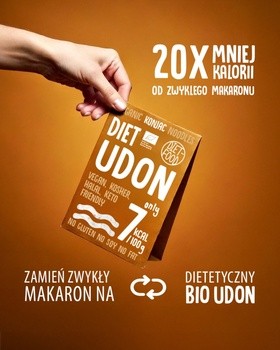 Diet-Food, bio makaron konjac shirataki, udon, 300 g