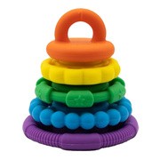 Jellystone Designs, silikonowy gryzak sensoryczny Mała tęczowa wieża, 1 szt. https://azcdn.doz.pl/image/d/product/f6304a04-scale-180x180.png