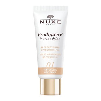 Nuxe Prodigieux, nawilżający krem BB, jasny 01, 30 ml
