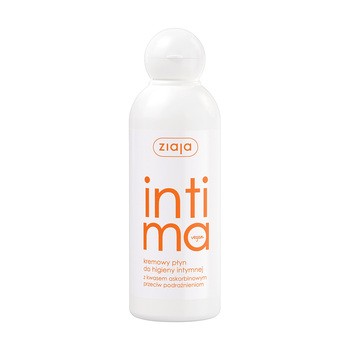 Ziaja Intima, kremowy płyn do higieny intymnej z kwasem askorbinowym, 200 ml