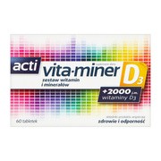 Acti Vita-miner D3, tabletki, 60 szt.