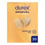 Durex Sensual No Latex, prezerwatywy nielateksowe, 20 szt.