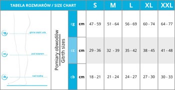 Salvi Hospital 400, pończochy okołooperacyjne,  Ccl. I otwarte, białe, rozmiar L, 1 para