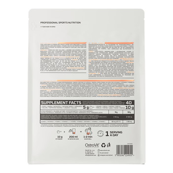 OstroVit Kolagen + Witamina C, proszek, smak brzoskwiniowy, 400 g