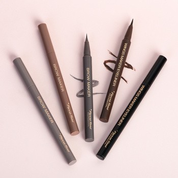 Pierre Rene Brow Maker, pisak do brwi, Dark Brown, 0,5 g