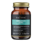 Salvitis Organic Zinc (Cynk organiczny), tabletki powlekane, 120 szt.