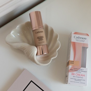 Cashmere BB, nawilżający krem-podkład tonujący z ektoiną, Nude Beige, 30 ml