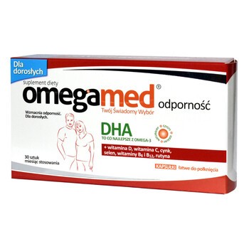 Omegamed Odporność dla dorosłych, kapsułki, 30 szt.