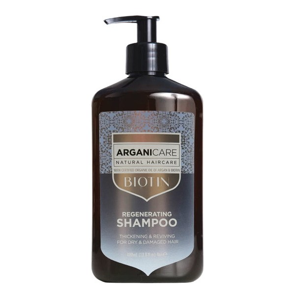 Arganicare Arganicare Biotin, szampon wzmacniający do włosów z biotyną, 400 ml