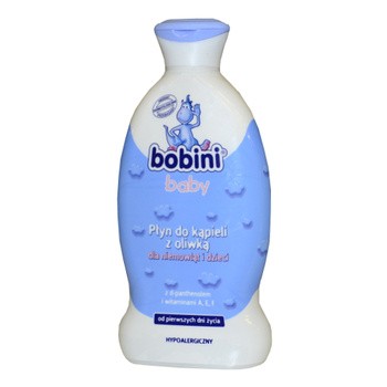 Bobini Baby, płyn do kąpieli z oliwką, 400 ml