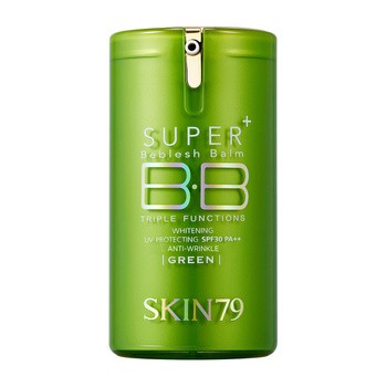 Skin79 Super+ Beblesh Balm Triple Function Green, krem BB, cera mieszana i tłusta, SPF 30+, 40 g