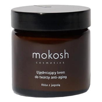 Mokosh, ujędrniający krem do twarzy anti-aging, róża z jagodą, 60 ml