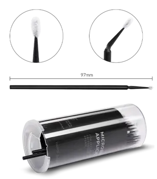 Nanolash Microbrush Applicator, bezwłókienkowe aplikatory do rzęs, 1,5 mm, 100 szt.