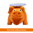 Duvoplus Świnka piszcząca, lateksowa zabawka dla psa, 10 cm, 1 szt.