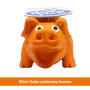 Duvoplus Świnka piszcząca, lateksowa zabawka dla psa, 10 cm, 1 szt.