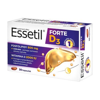 Essetil Forte D3, kapsułki, 30 szt.