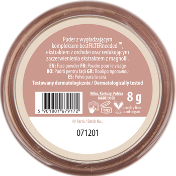 NAM banana flawless loose powder, sypki puder wygładzający, 8 g