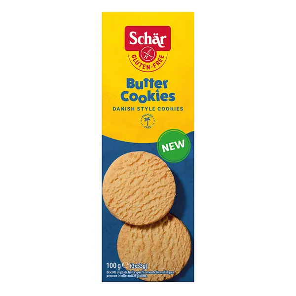 Butter Cookies Bezglutenowe ciastka maślane 100g [Schar] - Schar