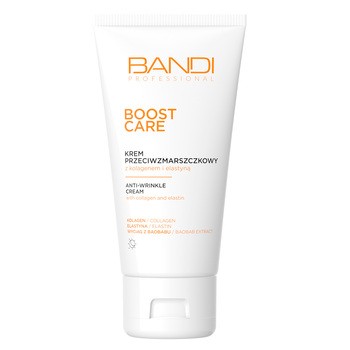 Bandi Boost Care, krem przeciwzmarszczkowy z kolagenem i elastyną, 50 ml
