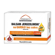 Produkty Bonifraterskie Balsam Jerozolimski na gardło bez cukru, pastylki do ssania, 16 szt.