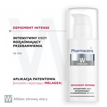 Pharmaceris W Depigment Intense, krem rozjaśniający przebarwienia na noc, 50 ml